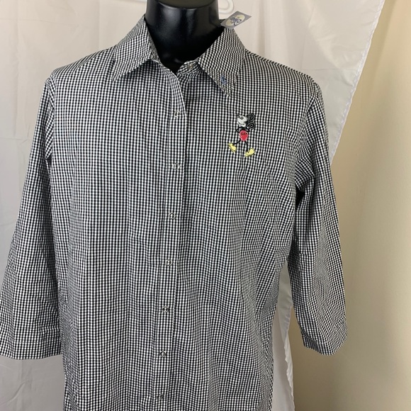 Vintage 90’s Disney Mickey Mouse Button Up Shirt - Picture 5 of 9